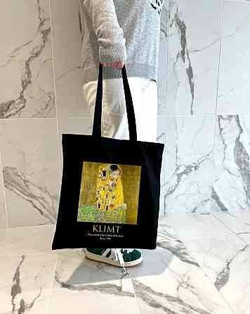 Екошопер BookOpt ВК4064 KLIMT «Поцілунок» Чорний Луцк