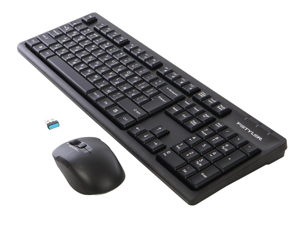 Комплект (клавіатура, миша) бездротовий A4Tech FG1200 Black ( 15239 ) Харьков - изображение 7