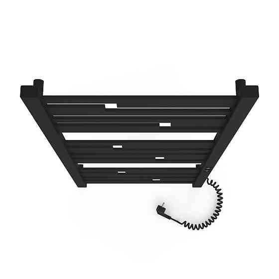 Електрична рушникосушка Laris Зебра Тетріс ЧКФ 12 500Х1100 Е чорна П/П Київ