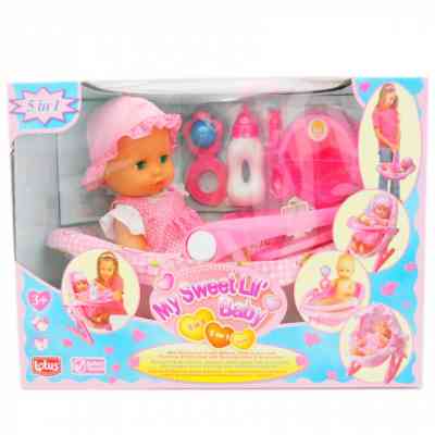 Пупс Lotus мягкий 38 см с качалкой (6534082) Винница