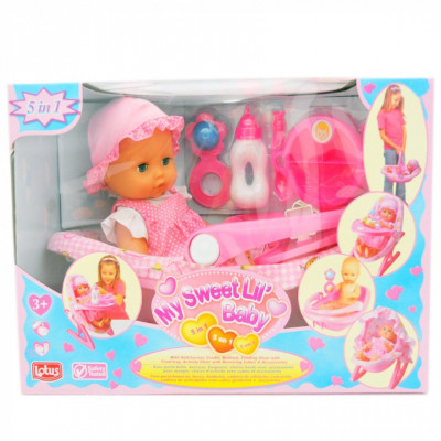 Пупс Lotus мягкий 38 см с качалкой (6534082) Винница - изображение 1