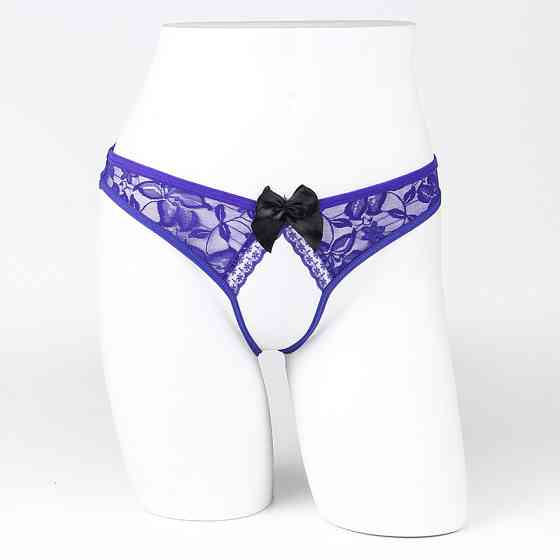 Трусы с отверстием женские 42 синий Киев