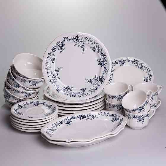 Столовий набір посуду тарілок і чашок 32 предмети на 6 персон Vintage порцеляновий YY78-10A Коломыя