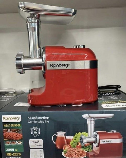 Потужна м'ясорубка 3800 Вт! Мясорубка 3 в 1 Київ - фото 1