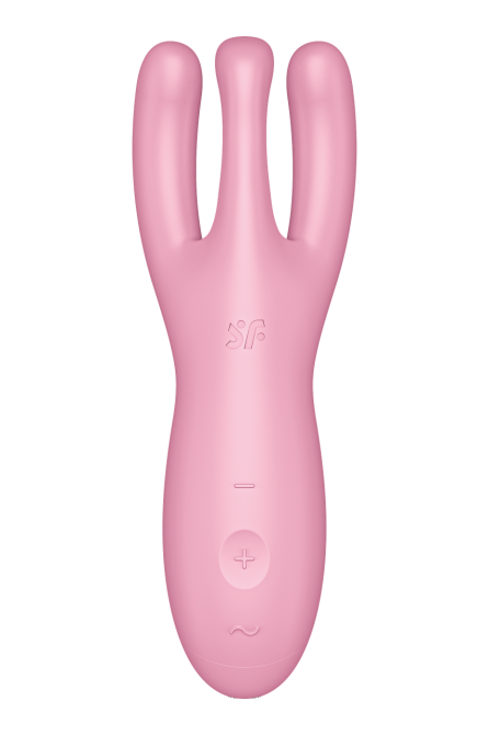 Гибкий смарт вибратор Satisfyer Threesome 4 Connect App розовый Sex Aura Киев - изображение 9