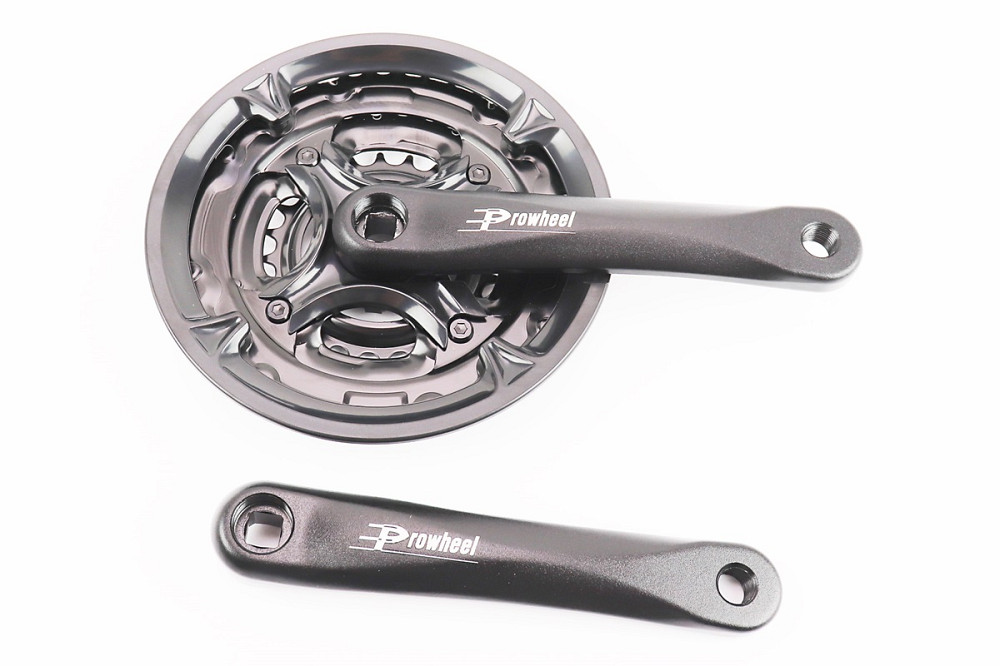 Шатуни "квадрат" 170мм, 42.34.24T MTB, алюмінієві, чорні MA-AC49 (в упаковці) Київ - фото 1