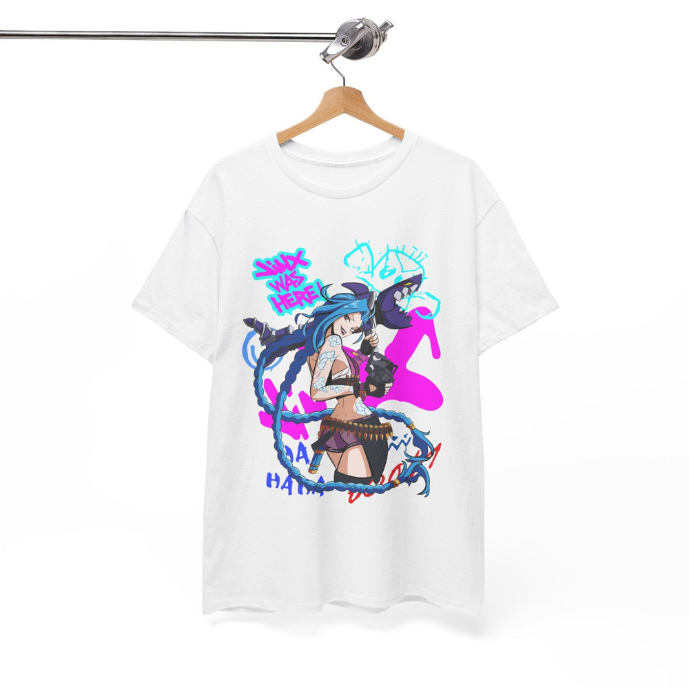 Футболка аниме Джинкс Аркане Джапанесе Аниме оверсайз (S/M/L) Черний AnimeJ0404 Днепр - изображение 6