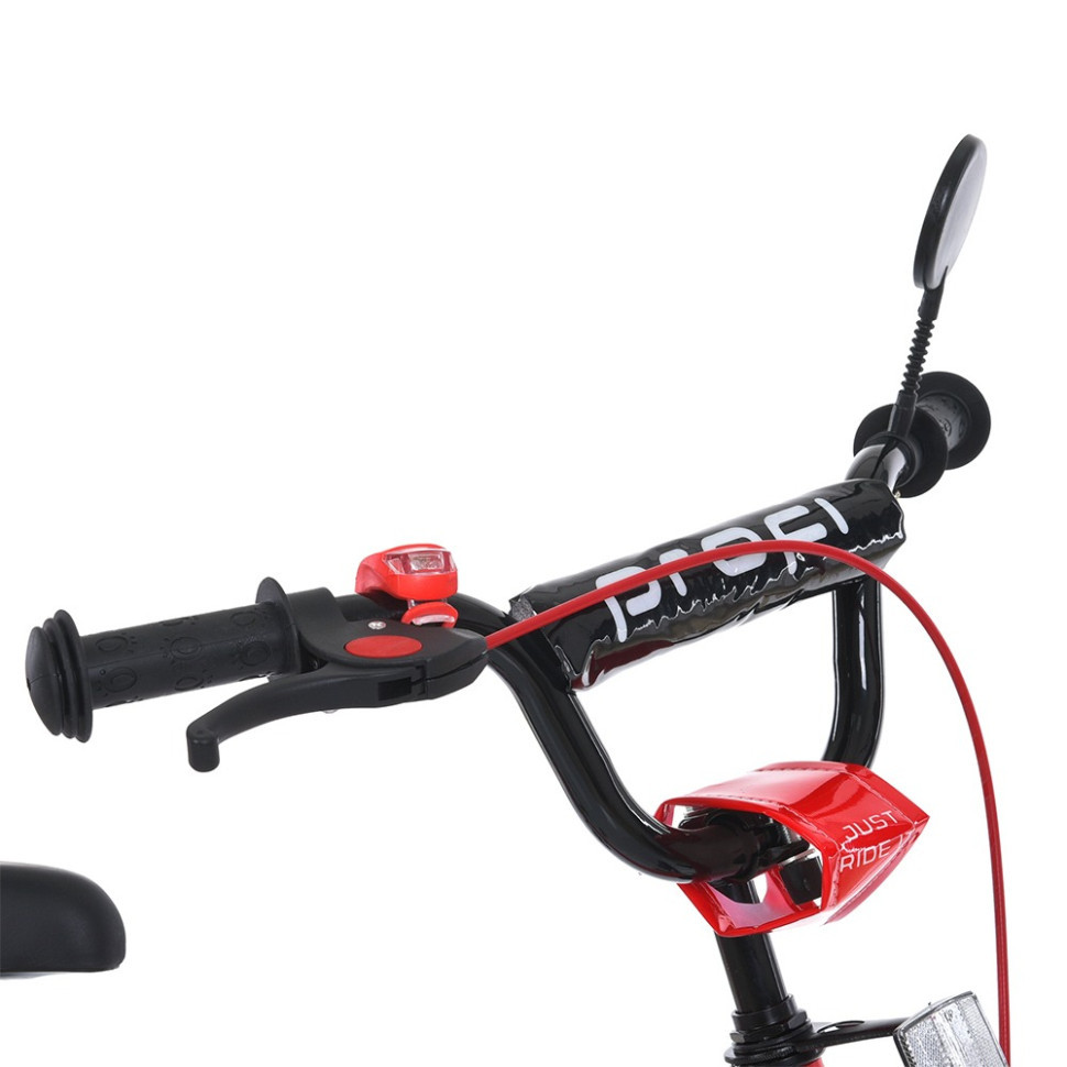 Велосипед дитячий MB 18031-1, 18 дюймів, червоно-білий Вінниця - фото 5