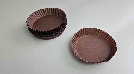 Тартолітка для кексів 11А кругла коричнева D90 H20 (100 шт.) (1 уп.) Харків