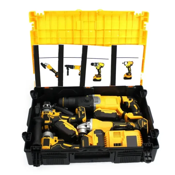 Набор 4 в 1 на аккумуляторах Гайковерт Шуруповерт | Перфоратор | Болгарка Коломыя