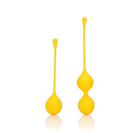 Набір вагінальних кульок - Loveline Silicone Kegel Balls Training Set Carambola Sex Aura Київ