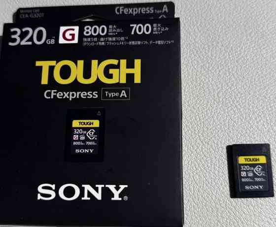 Новая Карта памяти Sony 320GB CFexpress Type A Tough. Киев