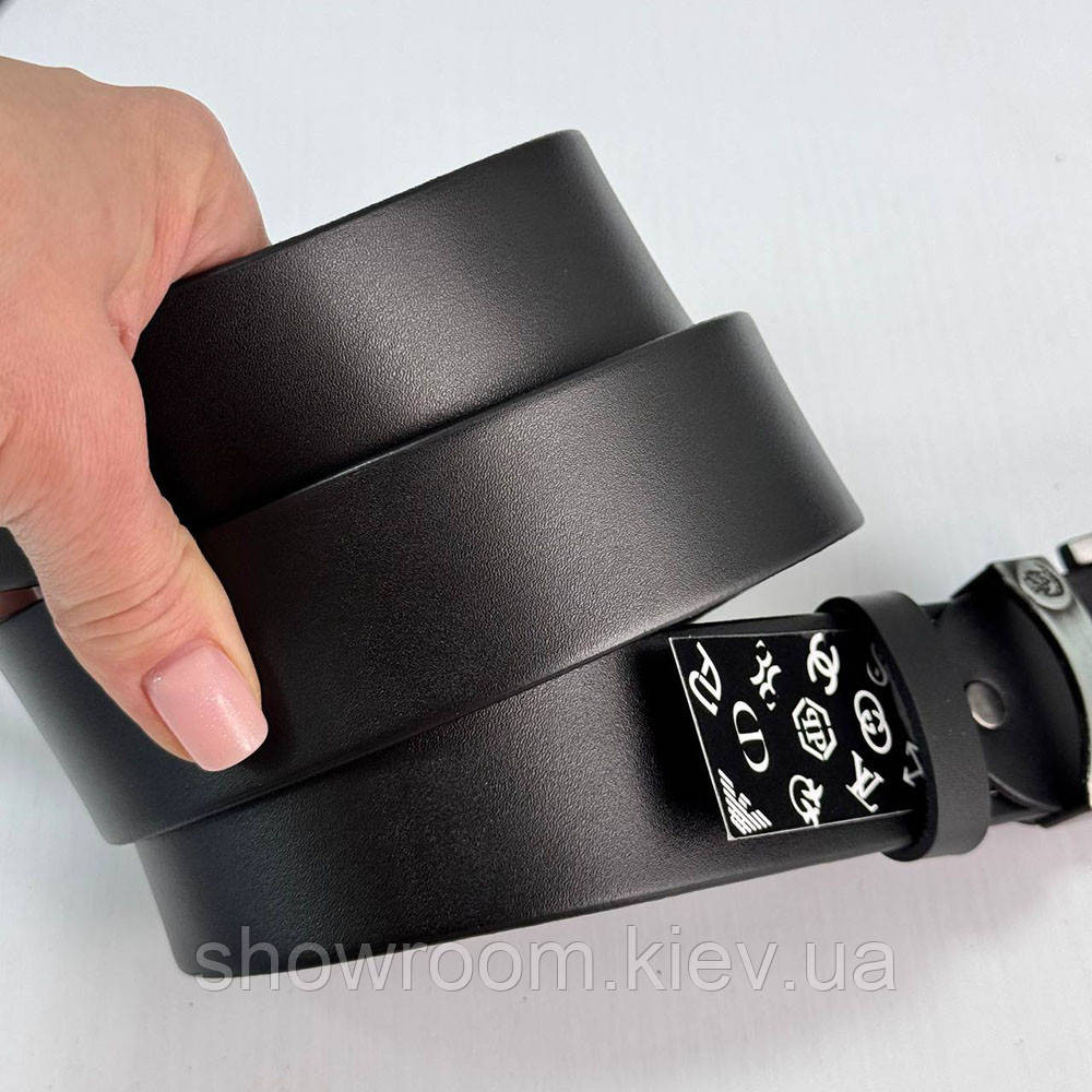 Мужской кожаный брендовый ремень Diesel (3840) Киев - изображение 6