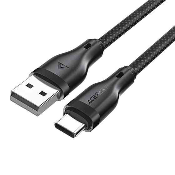 Кабель ACEFAST C8-04 USB-A to USB-C charging data cable Black (6974316282693) Киев