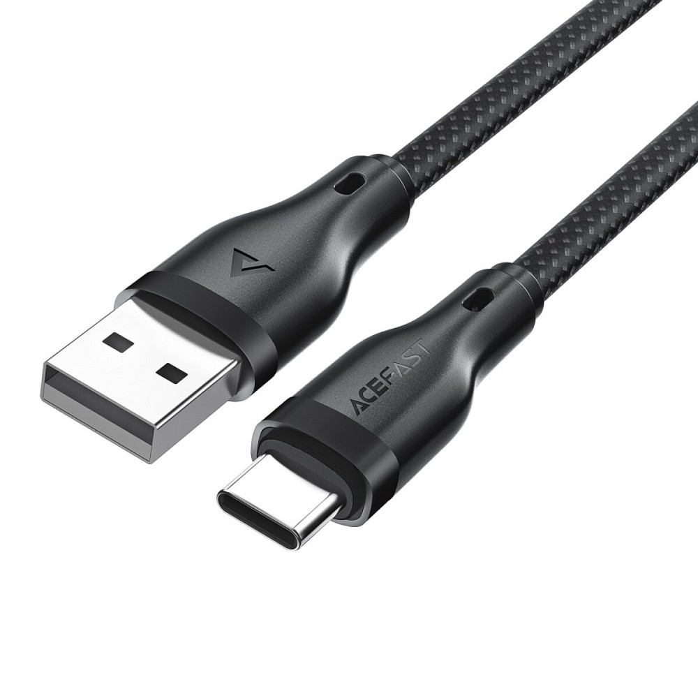 Кабель ACEFAST C8-04 USB-A to USB-C charging data cable Black (6974316282693) Киев - изображение 2
