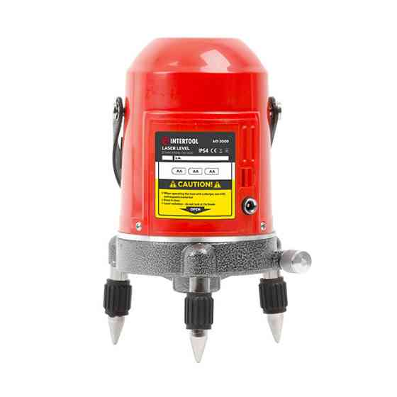 Рівень лазерний, 2 лазерні головки INTERTOOL MT-3009 Киев