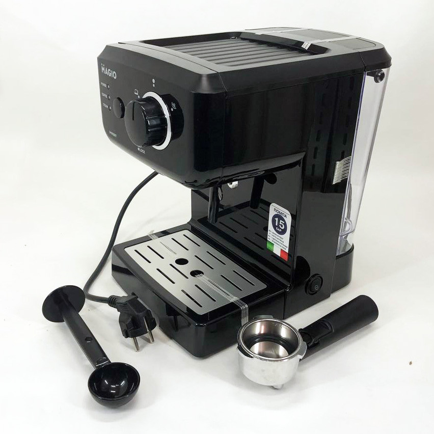 Апарат для приготування кави функцією автоматичного приготування, Якісна кавоварка для дому DJ-26 Івано-Франківськ - фото 2