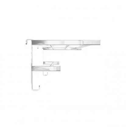 Полиця для рушників Mario INOX 520х284 Київ