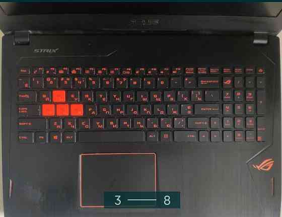 Ноутбук ASUS ROG Strix GL502/ i7-6700HQ/ DDR4 16Gb/ GTX 1070 8Gb. Київ