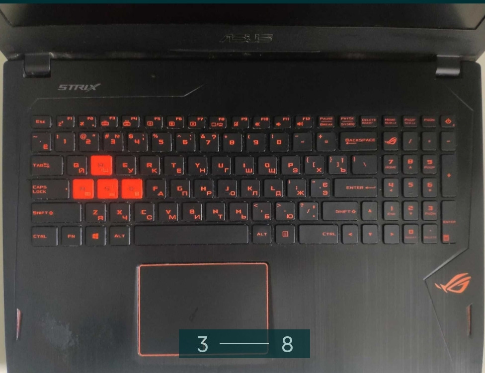 Ноутбук ASUS ROG Strix GL502/ i7-6700HQ/ DDR4 16Gb/ GTX 1070 8Gb. Київ - фото 5