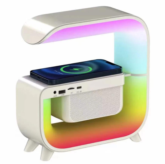 Аккумуляторный ночник G-Smart G3 mini RGB с Bluetooth колонкой и зарядкой для телефона Винница