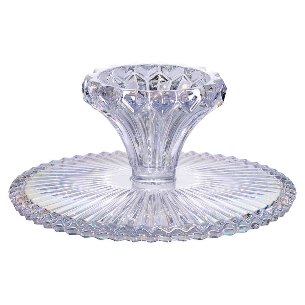 Yiwu Тортівниця на ніжці Ø26 см скляна кругла HP-19-148 Коломыя - изображение 3