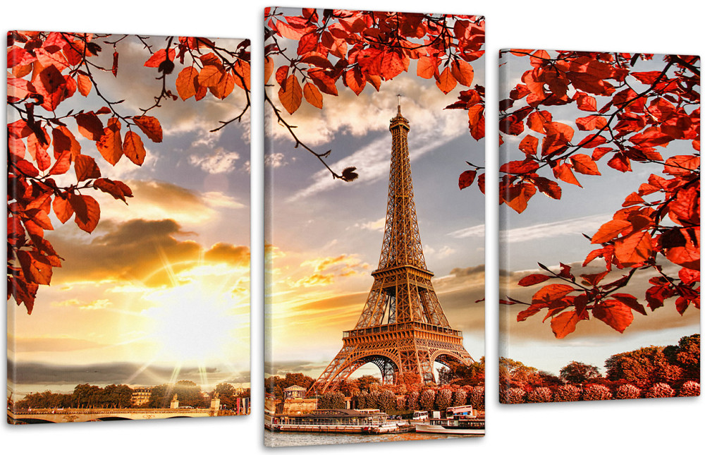 Модульная картина Париж Осень Art-189_3 Киев - изображение 1