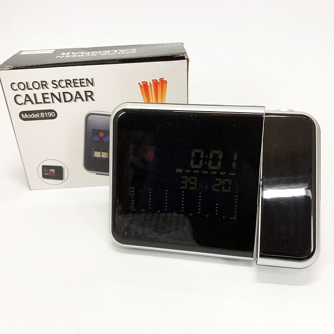 Часы с функцией влажности DS-8190 2573, Настольные электронные часы с подсветкой Лед настольные EZ-70 Львов - изображение 10