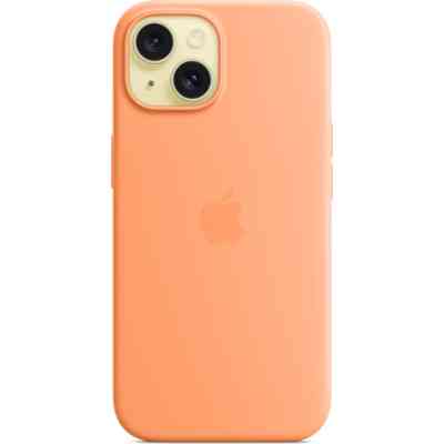 Чехол для мобильного телефона Apple iPhone 15 Silicone Case with MagSafe Orange Sorbet (MT0W3ZM/A) Винница