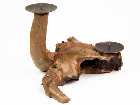 Подсвечник деревянный на 2 свечи Киев - изображение 1