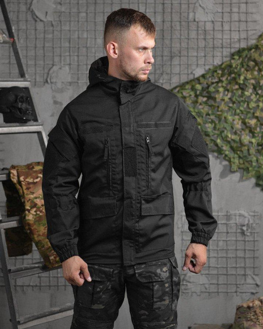 Тактическая  куртка кайот mansory black  НП4885 Одесса - изображение 3