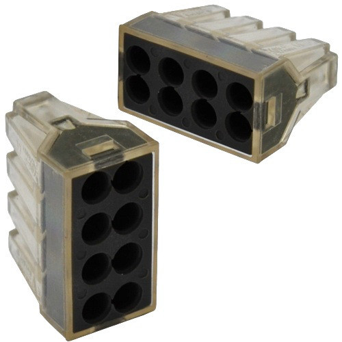 Експрес-клема для розподільних коробок "WAGO 773-328" на 8 провідників, 220В, 25А, 1-2,5 мм. кв. Полтава - фото 1