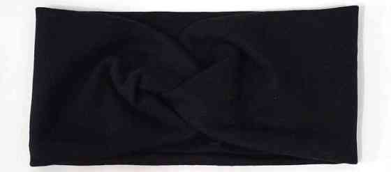 Повязка женская спорт черная Киев