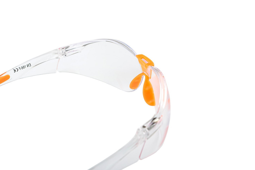 Окуляри відкриті MASTERTOOL лінза ANTI-SCRATCH м'який носоупор протиковзкі дужки l-клас прозорі 82-0059 Коломыя - изображение 8