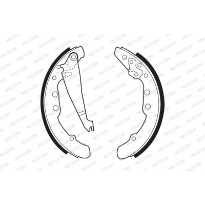 Гальмівні колодки FERODO FSB409 Вінниця - фото 1