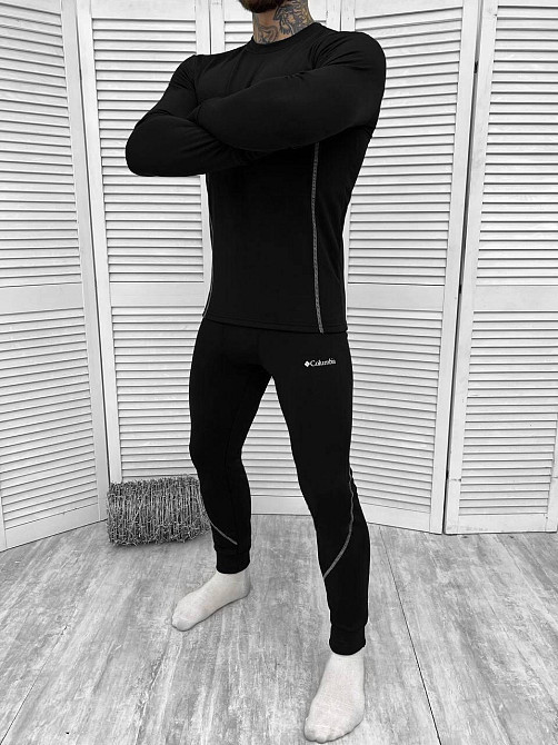 Чоловіча термобілизна Columbia тепла зимова термобілизна чорна чоловіча термобілизна все розміри   WAR Львів - фото 6