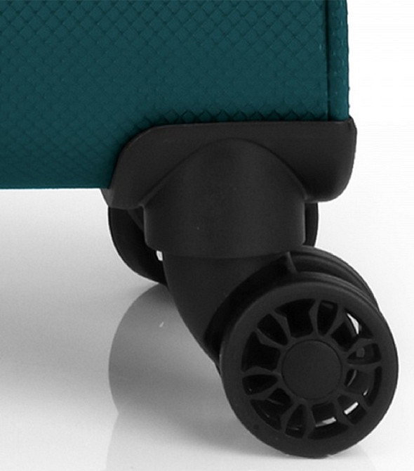 Чемодан тканевый GABOL Cloud средний бирюзовый 4 колеса Киев - изображение 7