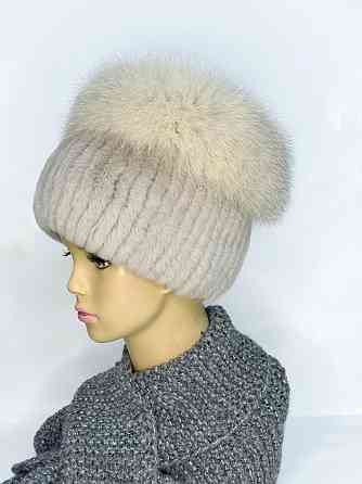 Шапка хутряна жіноча кубанка Анжеліка Молочний Харків