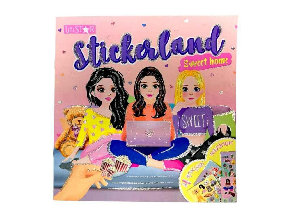 Книжка Stickerland 144 з наліпками Sweet Home ТМ АПЕЛЬСИН Київ - фото 1