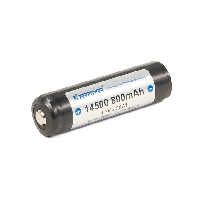Акумулятор Keeppower 14500 800mAh з захистом Вінниця - фото 4