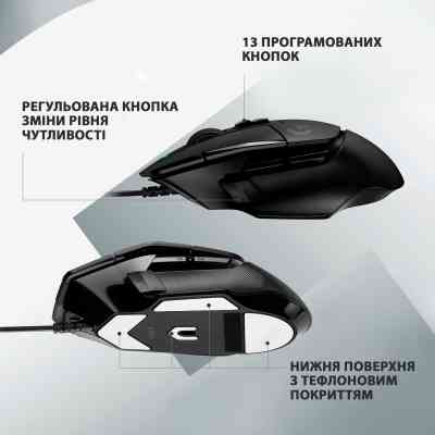 Мишка Logitech G502 X USB Black (910-006138) Вінниця