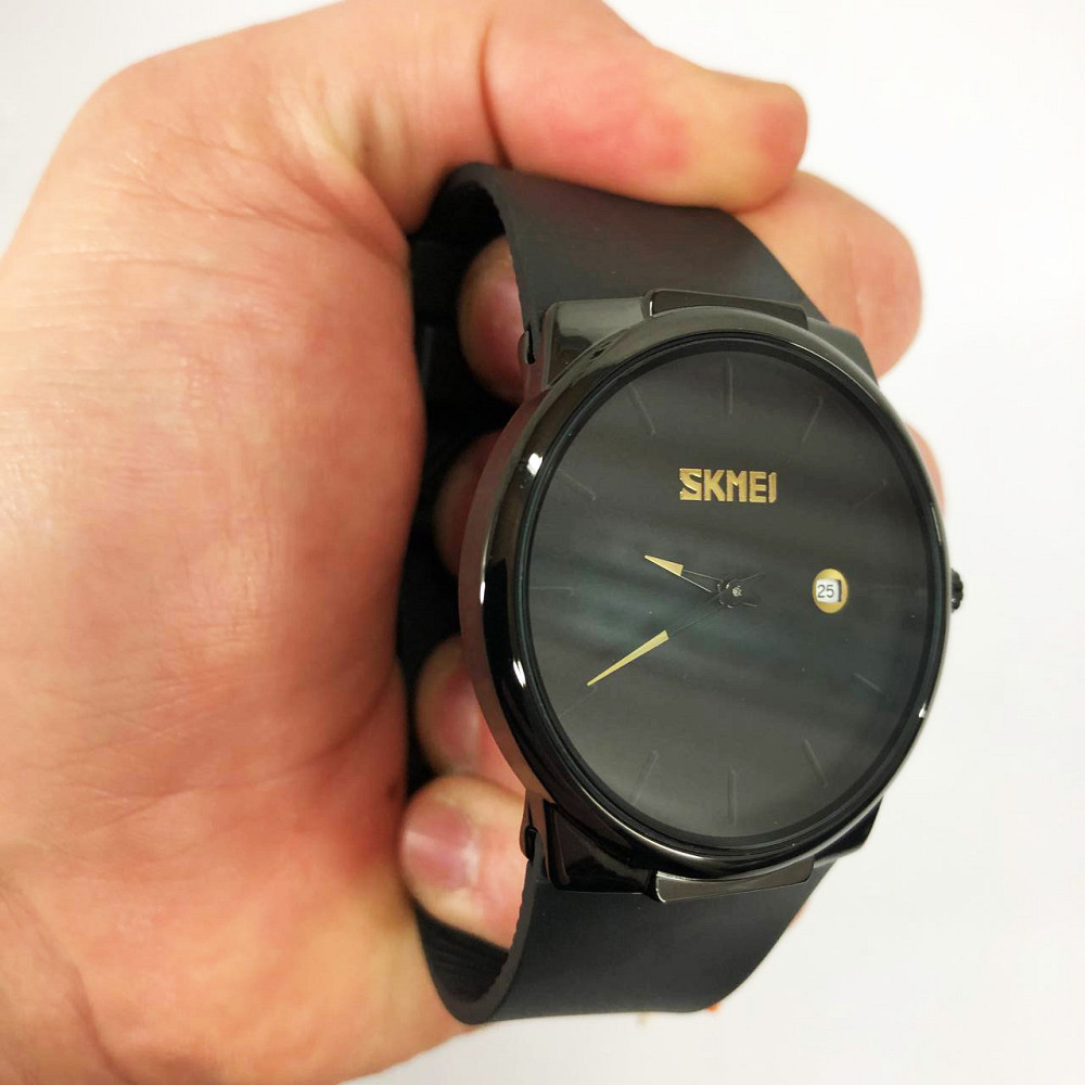 Классические часы на руку для мужчин SKMEI 1509BK, Наручные брендовые часы наручные мужские UQ-55 Львов - изображение 8