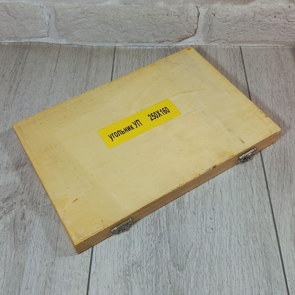 Угольник слесарный УП 250×160 мм ГОСТ для точной разметки и контроля углов 90° из стали Харьков - изображение 4