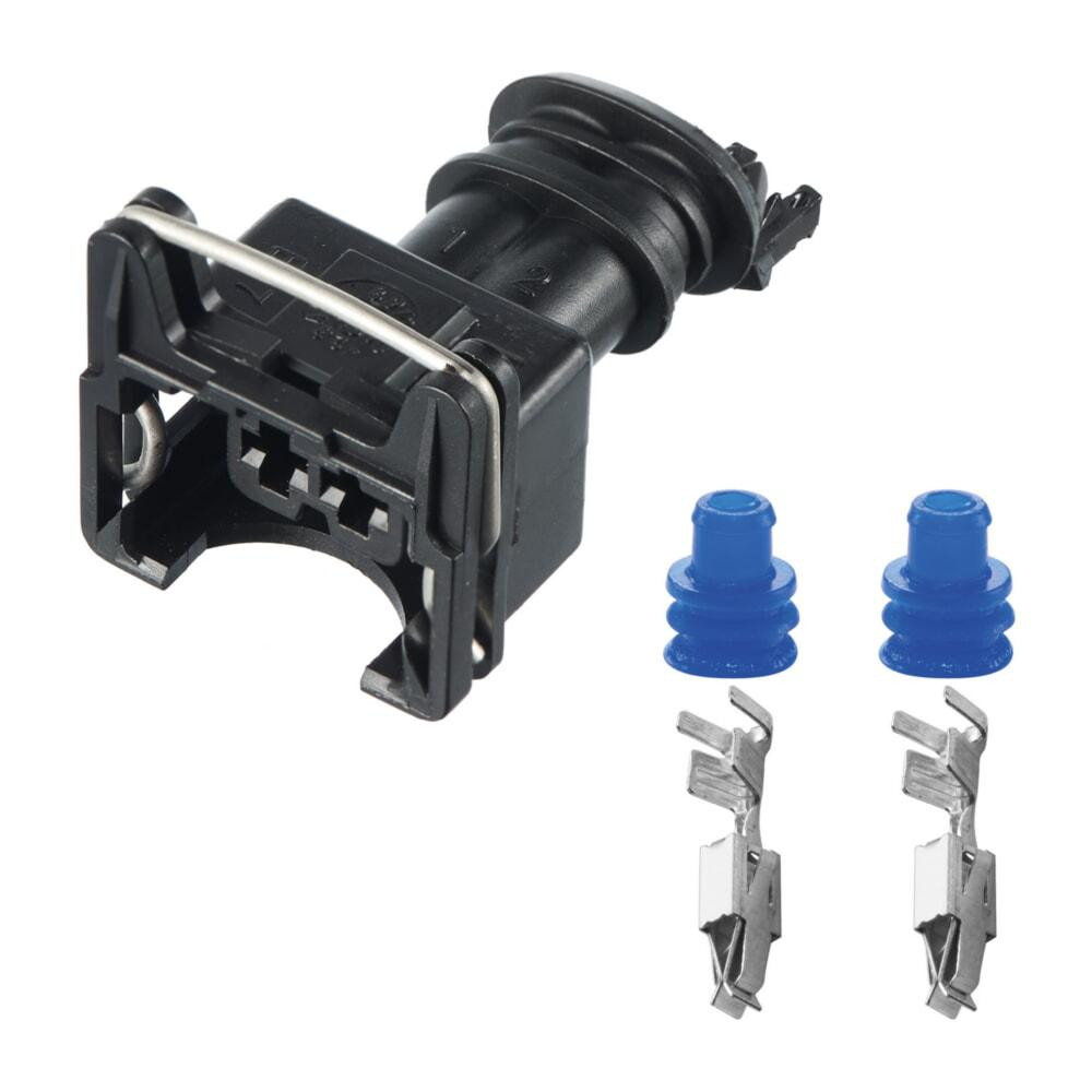 Разьем коннектор 2-кон., Топлиная Форсунка, Датчик Детонации, Датчик Распредвала, Датчик, 282189-1, Audi, Bugatti, Porsche, Seat, Киев - изображение 1