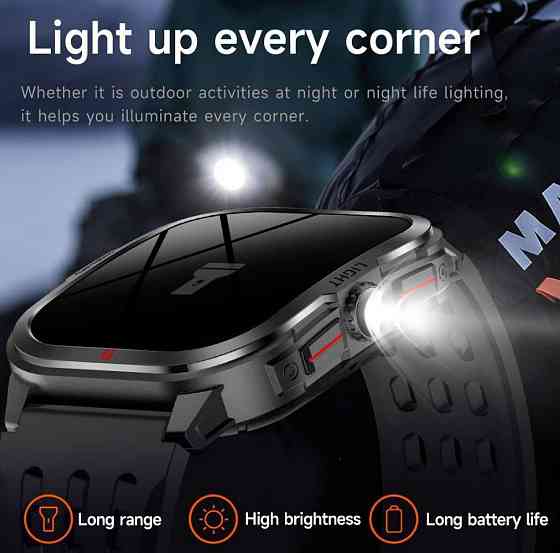 Смартгодинник: DAORKOW MK98. Тактичні, спортивні. Харків