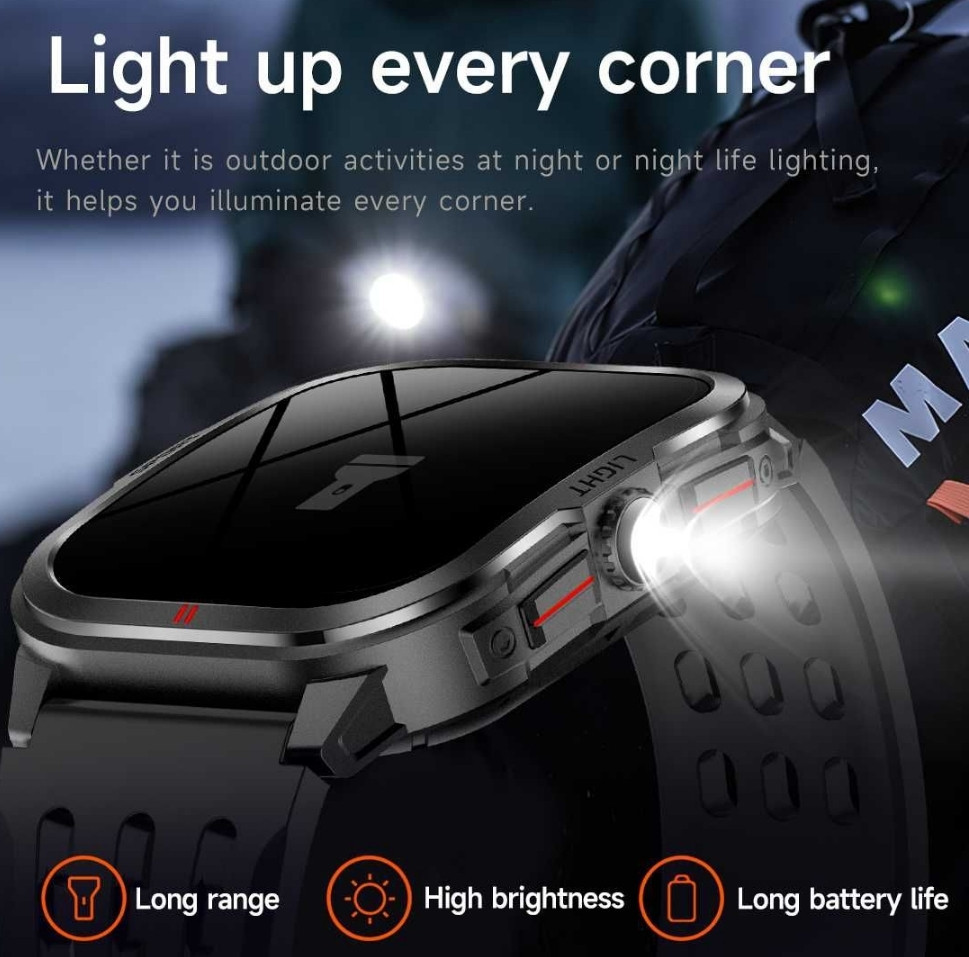 Смартгодинник: DAORKOW MK98. Тактичні, спортивні. Харків - фото 1