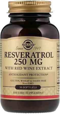 Ресвератрол Solgar Resveratrol 250 мг 30 капс Киев