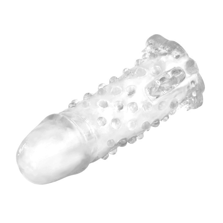 Насадка на член - Brave Man Penis Sleeve Clear Sex Aura Київ - фото 3