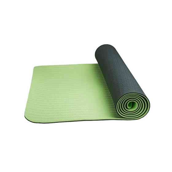 Килимок для йоги та фітнесу Power System PS-4060 TPEYoga Mat Premium Green (183х61х0.6) Кам'янське