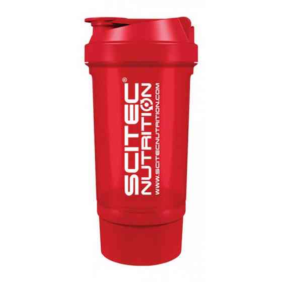 Scitec Shaker 500 Travel (500 ml red) (500 ml, red) Луцьк